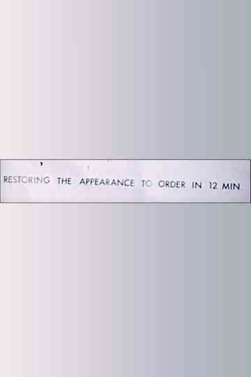 Restoring the Appearance to Order in 12 Minutes