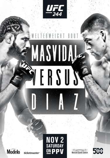 UFC 244: Masvidal vs. Diaz Poster