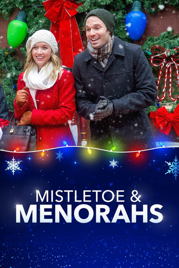 Mistletoe  Menorahs Poster