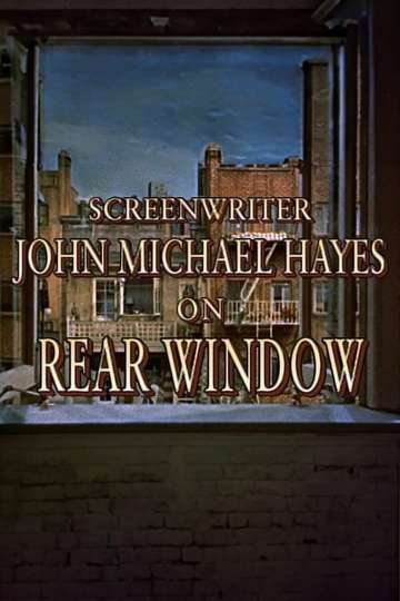 Screenwriter John Michael Hayes on 'Rear Window' Poster