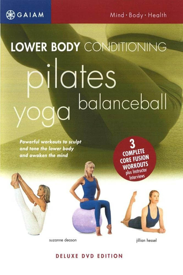 Gaiam Lower Body Conditioning Yoga Balance Ball  Pilates