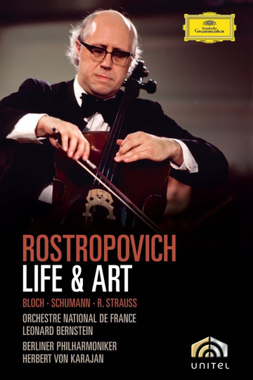 Rostropovich Life  Art Poster