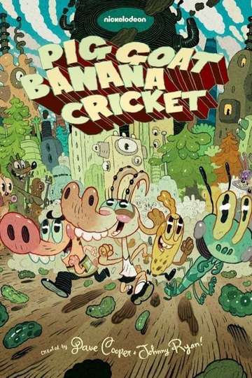 Pig Goat Banana Cricket Poster