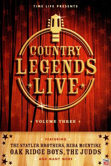 Time-Life: Country Legends Live, Vol. 3 Poster
