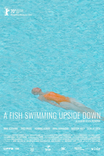 A Fish Swimming Upside Down Poster