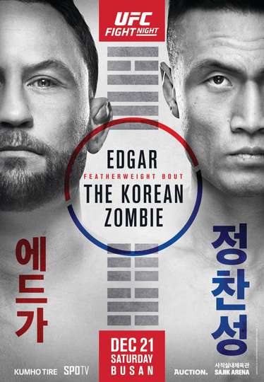 UFC Fight Night 165:  Edgar vs The Korean Zombie Poster