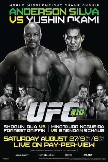 UFC 134 Silva vs Okami Poster