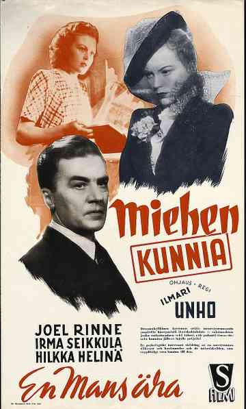 Miehen kunnia poster