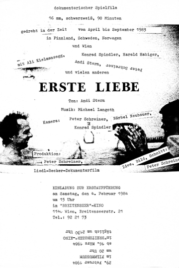 Erste Liebe Poster