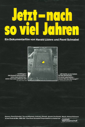 Jetzt nach so viel Jahren Poster