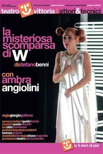 La misteriosa scomparsa di W Poster