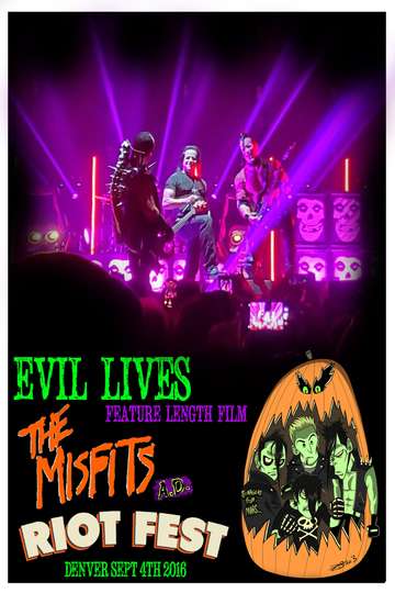 Evil Lives The Misfits AD Poster