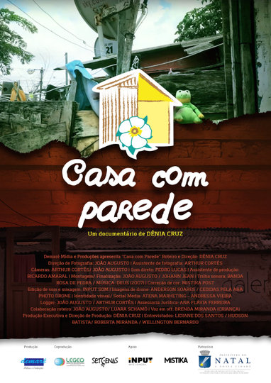 Casa com Parede Poster