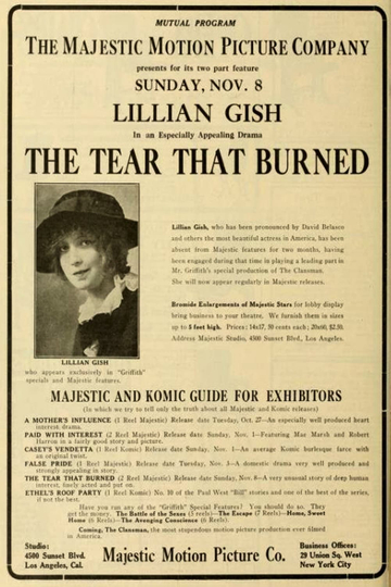 The Tear That Burned Poster