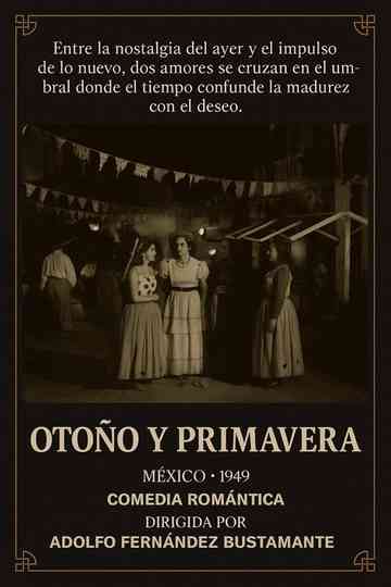 Otoño y primavera poster