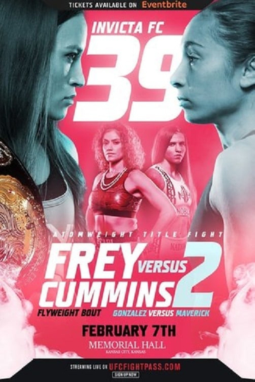 Invicta FC 39 Frey vs Cummins 2 Poster