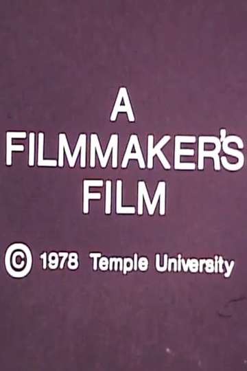 A Filmmakers Film Poster
