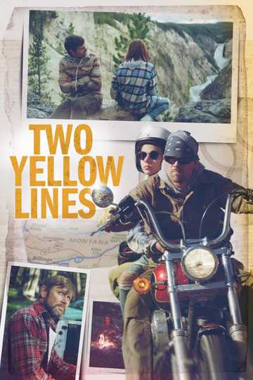 Two Yellow Lines Poster