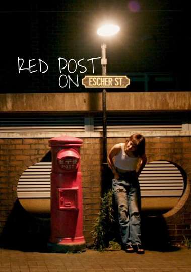 Red Post on Escher Street Poster
