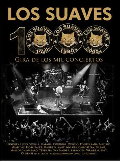 Los Suaves  Gira de Los 1000 Conciertos Poster