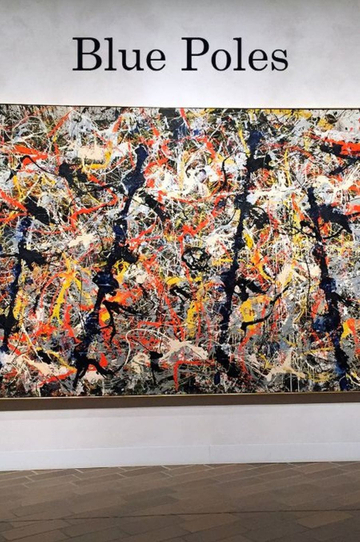 Jackson Pollock Blue Poles