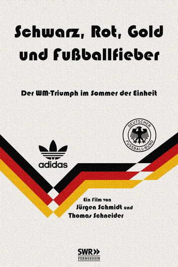 Schwarz Rot Gold und Fußballfieber Poster