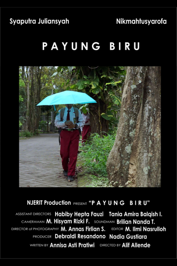 Payung Biru Poster