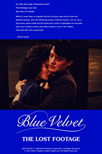 Blue Velvet: The Lost Footage Poster