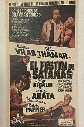 El festín de Satanás Poster