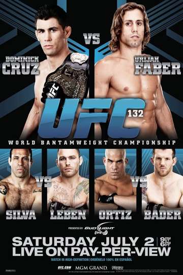 UFC 132 Cruz vs Faber 2 Poster