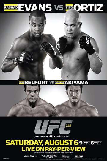 UFC 133 Evans vs Ortiz Poster