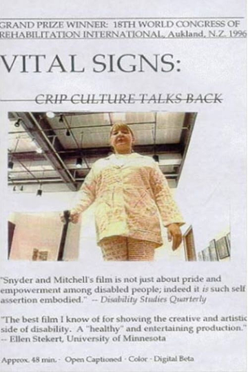 Vital Signs Crip Culture Talks Back Poster