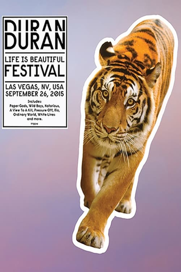 Duran Duran: Life Is Beautiful Festival Poster