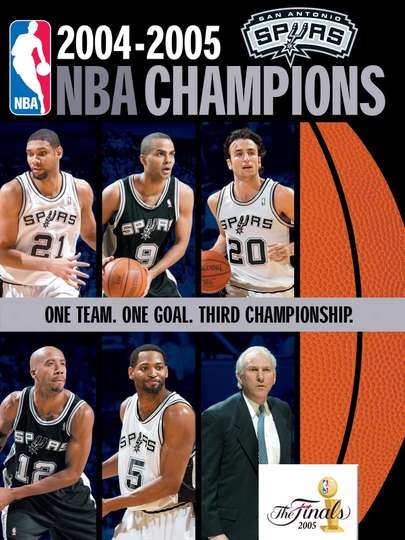 20042005 NBA Champions  San Antonio Spurs Poster