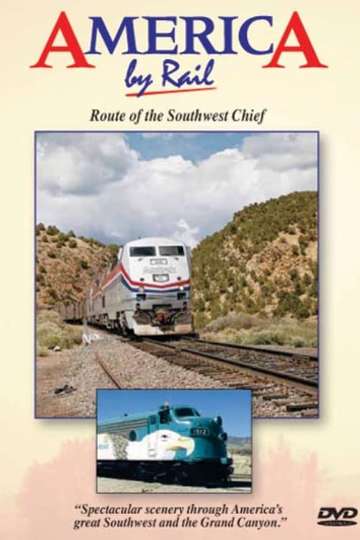 America By Rail Route of the Southwest Chief Poster