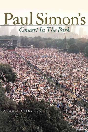 Paul Simon Paul Simons Concert in the Park Poster