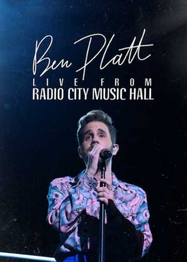 Ben Platt: Live from Radio City Music Hall Poster