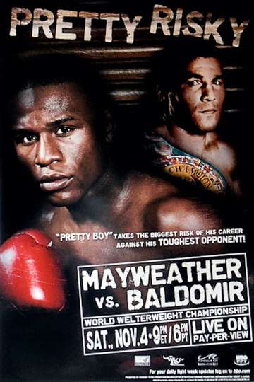 Floyd Mayweather Jr vs Carlos Manuel Baldomir Poster