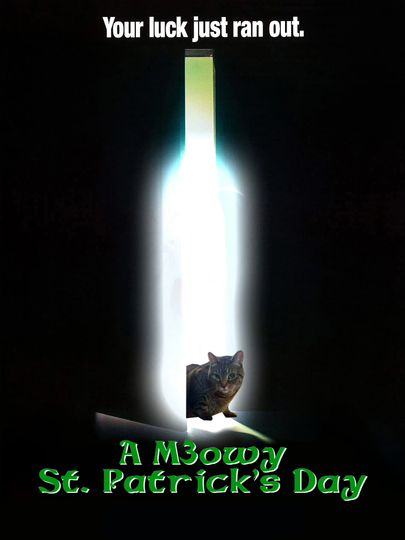 A Meowy St Patricks Day Poster