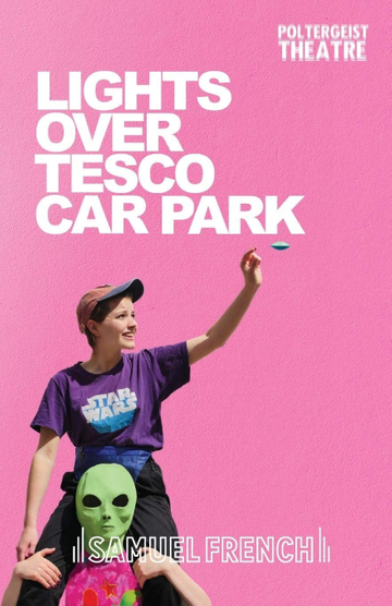 Lights Over Tesco Car Park Poster