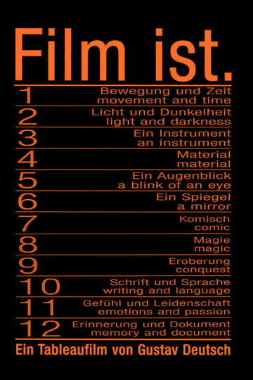 Film Is. (1-12)