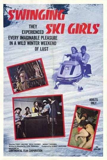 Swinging Ski Girls Poster