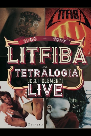 Litfiba Tetralogia degli Elementi live Poster