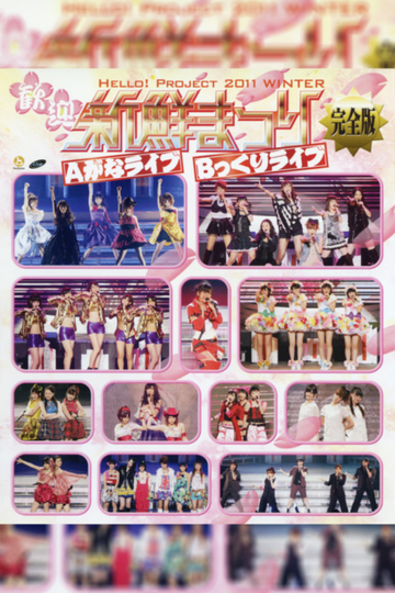 Hello! Project 2011 Winter ~Kangei Shinsen Matsuri~ A gana Live Poster