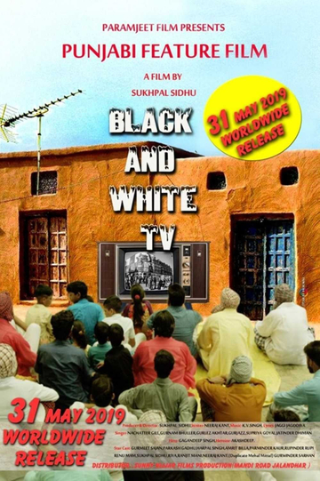 BLACK AND WHITE TV Poster