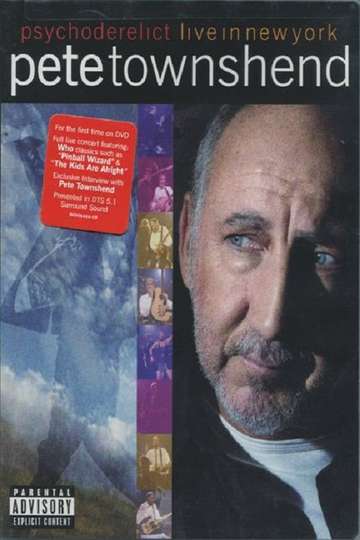 Pete Townshend Live in New York Featuring Psychoderelict Poster