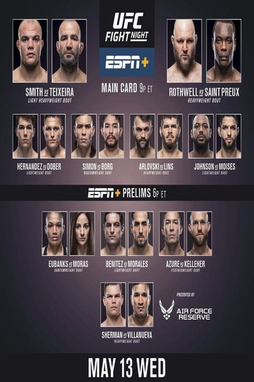 UFC Fight Night 171: Smith vs. Teixeira - Prelims