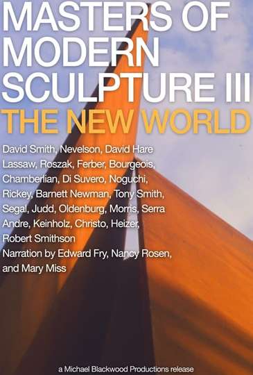 Masters of Modern Sculpture Part III The New World Poster