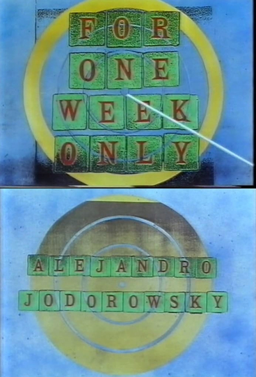 Jonathan Ross Presents for One Week Only Alejandro Jodorowsky