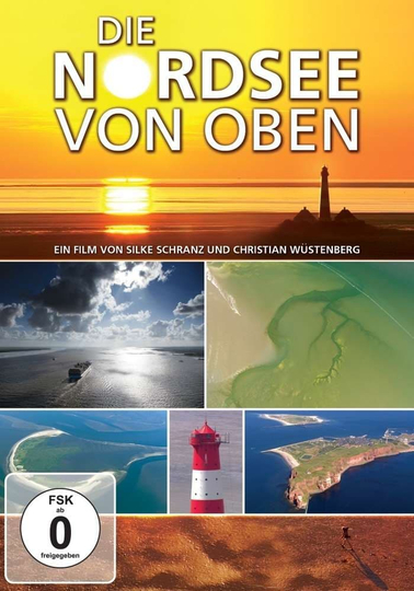 Die Nordsee von oben Poster